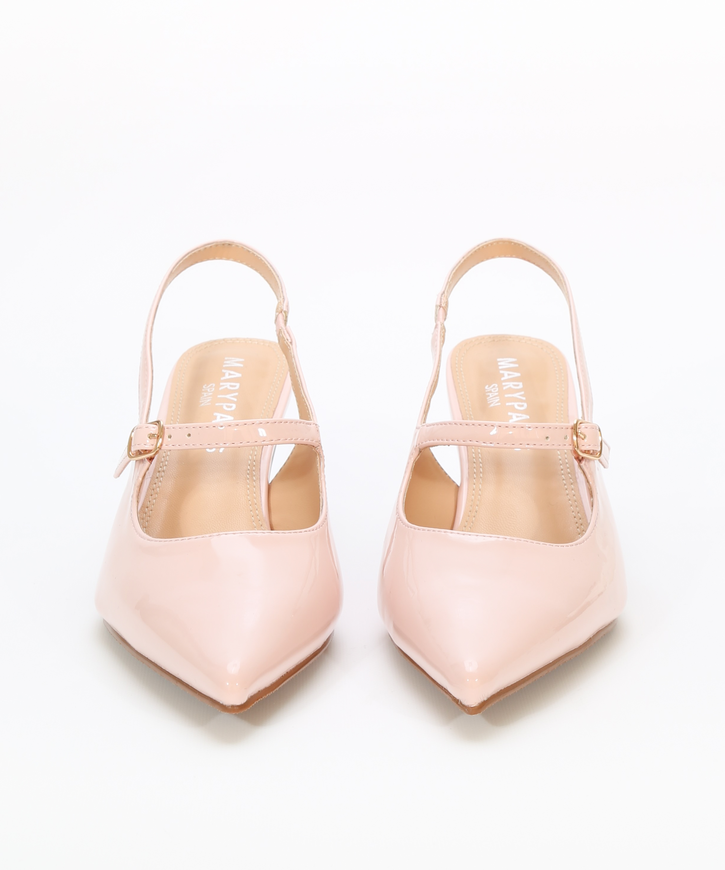 Zapato tac&oacute;n destalonado hebilla image number null